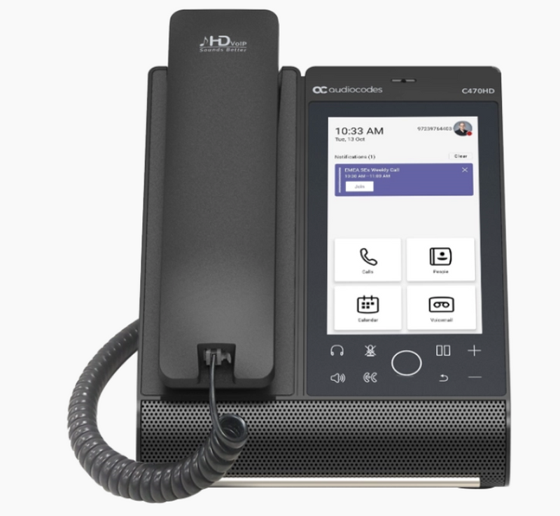 AudioCodes C470HD Total Touch IP-Phone POEGBE Period