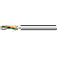 West Penn 3241 1000' Stranded Shielded FPLP Cable, PVC Jacket, 22/4, BC, Gray