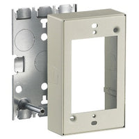Hubbell HBL5748SIVA HBL500/700/750 Series Metal Raceway Box, Low Profile, Ivory