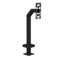 PEDESTAL PRO 33PE1-2NIP-01-CRS 42" Heavy Duty Gooseneck Pedestal - 2NIP Style