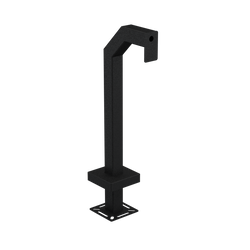 PEDESTAL PRO 33PE1-2NIP-04-CRS 42" Heavy Duty Gooseneck Pedestal - 2NIP Access Unit M