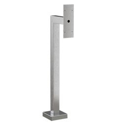 PEDESTAL PRO 33PE1-DOOR-04-304 45" Stainless Gooseneck Pedestal - DoorBird D21DKV