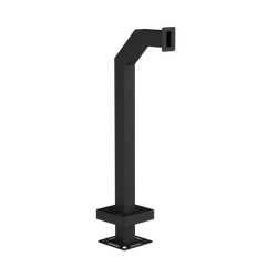 PEDESTAL PRO 33PE1-PPRO-02-CRS 42" Heavy Duty Gooseneck Pedestal - Single Gang Mullion (Narrow)