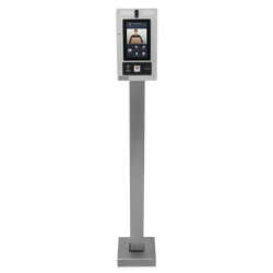 PEDESTAL PRO 33PED-BUT-001-304 44" Low Stainless Pedestal ButterflyMX 7" Surface Video Intercom