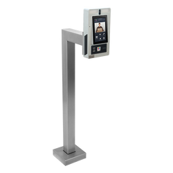 PEDESTAL PRO 33PED-BUT-002-304 45" Stainless Pedestal - ButterflyMX 7" Surface Video Intercom