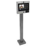 Pedestal Pro 33PED-BUT-003-304 44" Low Stainless Gooseneck - ButterflyMX 11.6" Surface Video Intercom