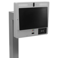 PEDESTAL PRO 33PED-BUT-004-304 44" Stainless Gooseneck - ButterflyMX 11.6" Surface Video Intercom