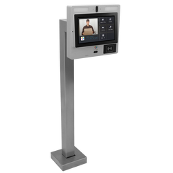 PEDESTAL PRO 33PED-BUT-004-304 44" Stainless Gooseneck - ButterflyMX 11.6" Surface Video Intercom