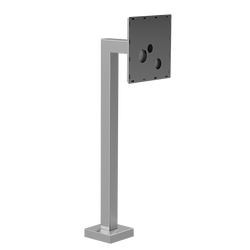 PEDESTAL PRO 33PED-MVI-001-304 45" Stainless Gooseneck - KeyCom BOLT Surface