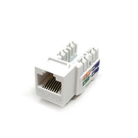 Dynacom 10605K-WH KwikJack CAT5E HD Data Keystone Jack, White