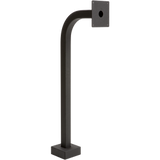 PEDESTAL PRO 36-APD-BLK 36" Black Wrinkle Gooseneck with 6x6 Face Plate