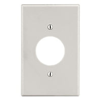 Hubbell PJ7LA M-Size 1-Gang Wall Plate With 1.40" Opening, Light Almond