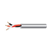 West Penn 25234BGY1000 Plenum Audio Cable, 3C 18G Stranded Unshielded