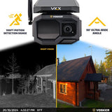 Vosker VKX-S Compact Solar Powered LTE Mobile Security Camera