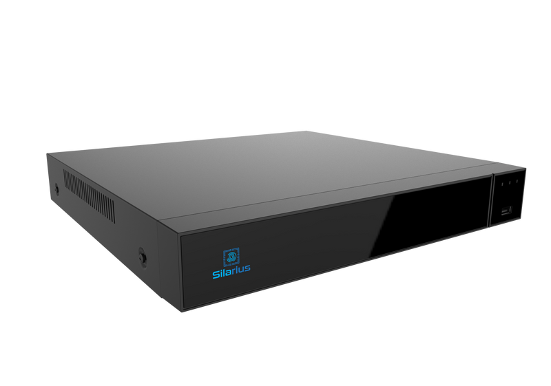 Silarius Pro Series SIL-NVR16CHPOE 25CH total, 16-Channels 4K POE NVR Gigabit, NVR, NO HDD