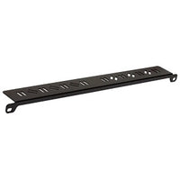 Hubbell CMBR Rear Cable Management Mounting Bar, Black, 19"