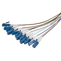 Hubbell FHPBKLTR12LC6S 12-Fiber Pigtail Bundle, Loost Tube, Riser, LC-Single Mode, 3m