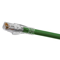 Hubbell HC6AGN10 Ascent CAT6a Patch Cable, Slim, 10', Green