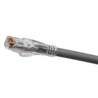 Hubbell HC6AGY80 Ascent CAT6A Slim Patch Cable, 80', Gray