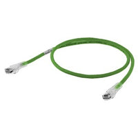Hubbell HC6GN07 CAT6 Patch Cord, Speed Gain, Slim, 7', Green