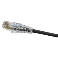 Hubbell HCL6ABK05 NEXTSPEED CAT6a UTP Patch Cord, Low Diameter 28AWG, Black