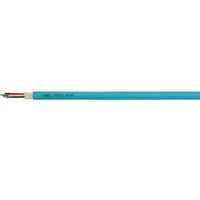 Hubbell HFCB14006P4 HFCB14 Series Indoor / Outdoor Tight Buffer, 6-Strand, Plenum, OM4, MM, Aqua Jacket