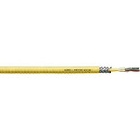 Hubbell HFCB19006PS HFCB19 Series Indoor / Outdoor Tight Buffer Fiber Cable, 6-Strand, Plenum, Armored, OS2, Singlemode, Yellow
