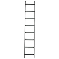Hubbell HLS0612B NEXTFRAME Ladder Rack Straight Section, 6' x 12", Black