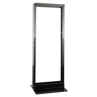 Hubbell HPW48RR19 Rack, Relay, 48"H, 24U, Black