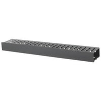 Hubbell HSD13 SD-Series Rail Mounted Horizontal Cable Manager, 1U, 3"