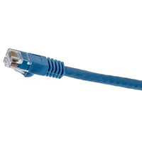 Hubbell NSC6B20 netSELECT 24/8 CAT6 Patch Cord, Slim, Snagless, PVC-CM, 20' Blue