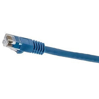 Hubbell NSC6B15 netSELECT 24/8 CAT6 Patch Cord, Slim, Snagless, PVC-CM, 15' Blue