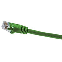 Hubbell NSC6GN03 netSELECT 24/8 CAT6 Patch Cord, Slim, Snagless, PVC-CM, 3' Green