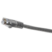 Hubbell NSC6GY05 netSELECT 24/8 CAT6 Patch Cord, Slim, Snagless, PVC-CM, 5' Gray