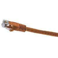 Hubbell NSC6OR07 netSELECT 24/8 CAT6 Patch Cord, Slim, Snagless, PVC-CM, 7' Orange