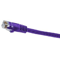 Hubbell NSC6P25 netSELECT 24/8 CAT6 Patch Cord, Slim, Snagless, PVC-CM, 25' Purple