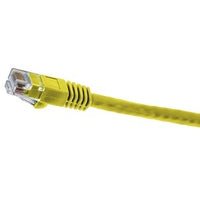 Hubbell NSC6Y05 netSELECT 24/8 CAT6 Patch Cord, Slim, Snagless, PVC-CM, 5' Yellow