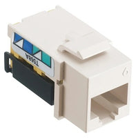 Hubbell NSJ6I24 CAT6 Keystone Jack, 8POS UNI A/B EI, 24-Pack