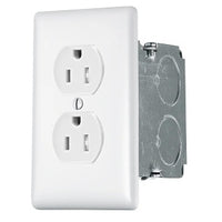 Hubbell NSOKPTR NetSelect Wall / Cabinet Mount Power Kit with Surge Suppression, 125V