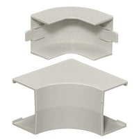 Hubbell PL1IEBC Internal Elbow for Non-Metallic Raceway, Latching LANTRAK, Base and Cover