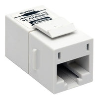 Hubbell SFC5EW Snap-Fit Inline Coupler Slim Cat5e, White