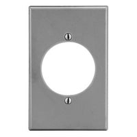 Hubbell PJ724GY Wall Plate, Gray M-Size 1-Gang with 2.15-Inch Opening