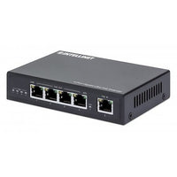 4-Port Gig Ultra PoE Extender, Adds up to 100m (328') to PoE Range, 90W PoE Power Budget, 4-Ports with up to 30W Output, Metal Housing