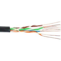 West Penn Wire 4245OSPBK0500 24/4 CAT5e Ourdoor Network Cable