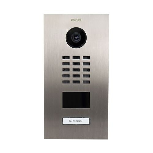 Doorbird DB-D2101V-V4A IP Video Door Station, Salt Water Resistant, Stainless Steel V4A