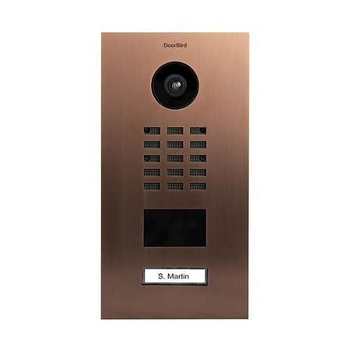 Doorbird DB-D2101V-V4A-BR IP Video Door Station, Salt Water Resistant, Bronze