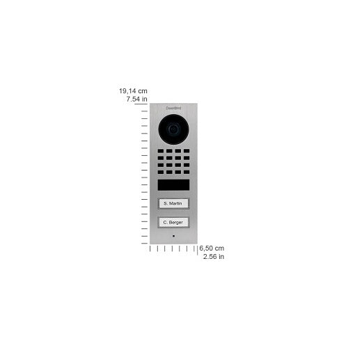 Doorbird DB-D1102V FLUSH MOUNT IP Video Intercom System, PoE