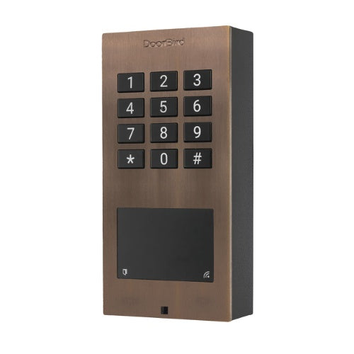 Doorbird DB-A1121-SM-V2A-BR A1121 Surface-Mount IP Access Control Device, Bronze