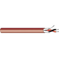 West Penn 454OR1000 Non Plenum Audio Cable, 22 Gauge 1 Pair Stranded, Shielded, 1000m, Orange