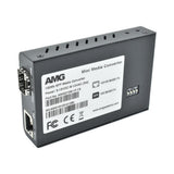 AMG Systems AMG210M-1F-1SM1A Mini Media Converter 100Mb Ethernet to Multimode Fiber, SC Connector, 1-Fiber, AC Power
